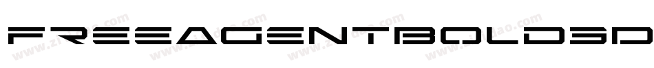 FreeAgentBold3D-8oRM字体转换