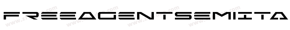 FreeAgentSemiItalic-oV1q字体转换 FreeAgentSemiItalic-oV1q字体转换