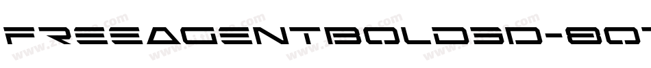 FreeAgentBold3D-8oRM字体转换