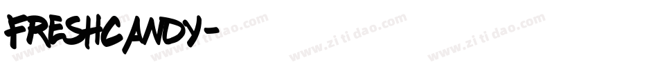 FreshCandy字体转换