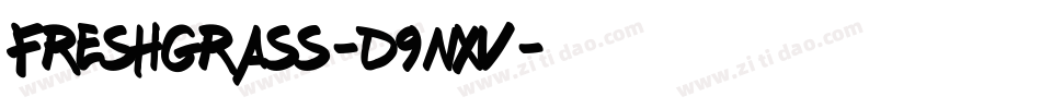 FreshGrass-d9nxV字体转换
