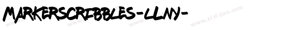 Markerscribbles-lLny字体转换