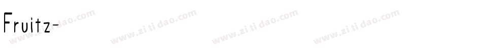 Fruitz字体转换