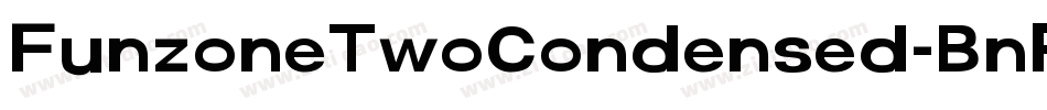 FunzoneTwoCondensed-BnPG字体转换
