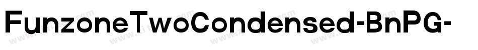 FunzoneTwoCondensed-BnPG字体转换