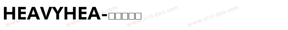 HEAVYHEA字体转换