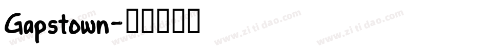 Gapstown字体转换