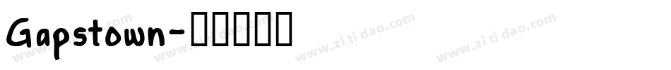 Gapstown字体转换