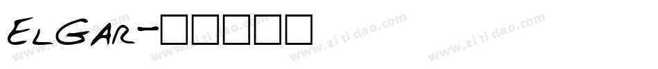ElGar字体转换