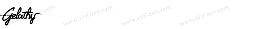 Gelathy字体转换
