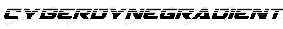 CyberdyneGradientItalic-1WL2字体转换
