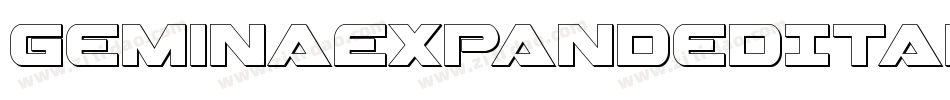GeminaExpandedItalic-vwD7字体转换