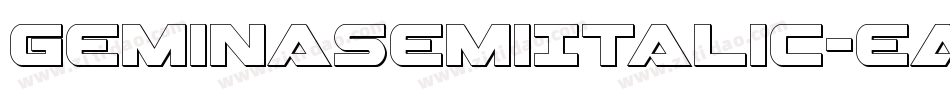 GeminaSemiItalic-eAm6字体转换