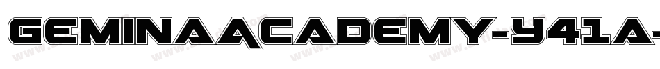 GeminaAcademy-Y41a字体转换