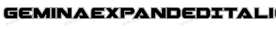 GeminaExpandedItalic-vwD7字体转换