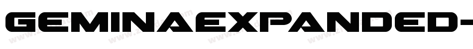 GeminaExpanded-2oJl字体转换