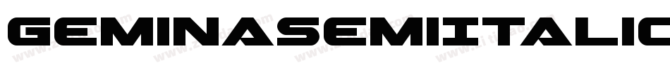GeminaSemiItalic-eAm6字体转换