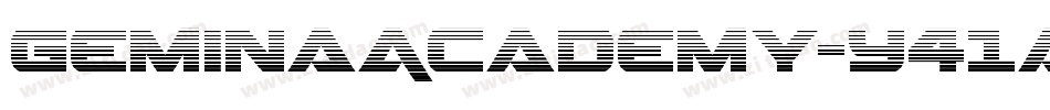 GeminaAcademy-Y41a字体转换