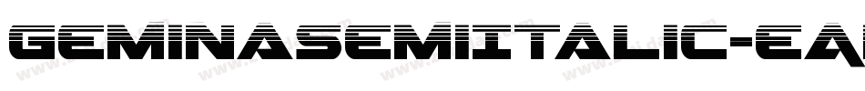 GeminaSemiItalic-eAm6字体转换