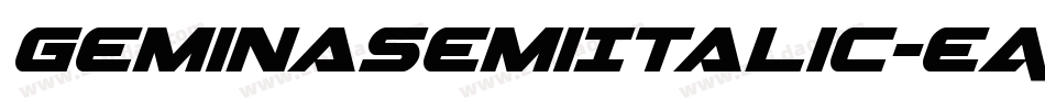 GeminaSemiItalic-eAm6字体转换