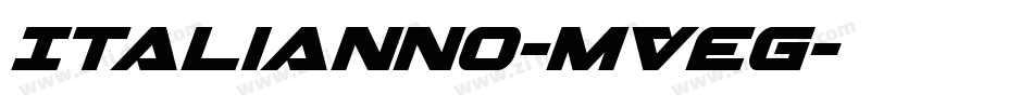 Italianno-mVEG字体转换