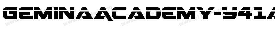 GeminaAcademy-Y41a字体转换