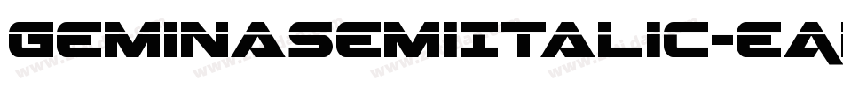 GeminaSemiItalic-eAm6字体转换