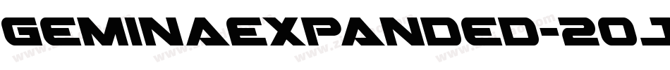 GeminaExpanded-2oJl字体转换
