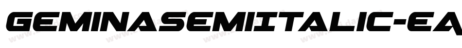 GeminaSemiItalic-eAm6字体转换