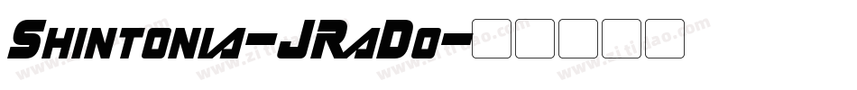 Shintonia-JRaDo字体转换