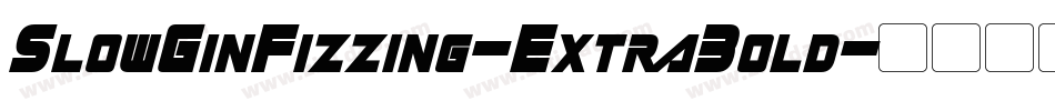SlowGinFizzing-ExtraBold字体转换