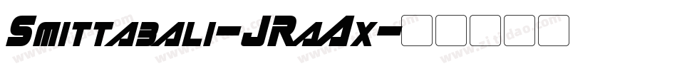 Smittabali-JRaAx字体转换