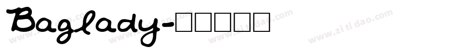 Baglady字体转换