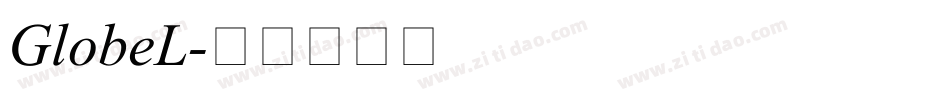 GlobeL字体转换