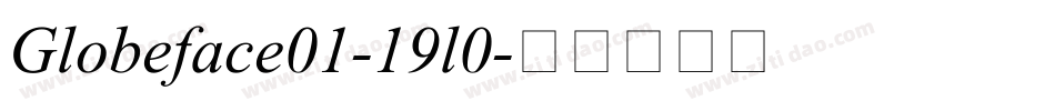 Globeface01-19l0字体转换