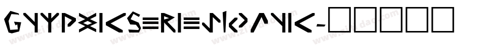 GlyphicSeriesItalic字体转换