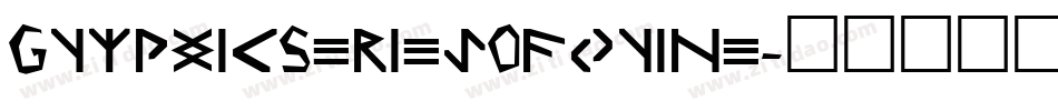 GlyphicSeriesOutline字体转换
