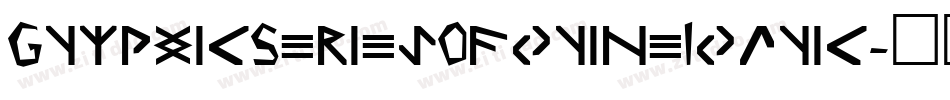 GlyphicSeriesOutlineItalic字体转换