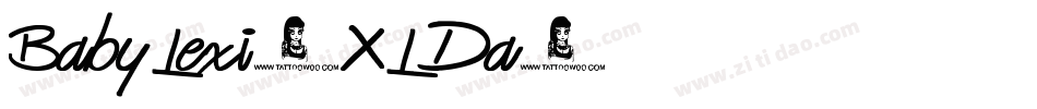 BabyLexi-XLDa字体转换
