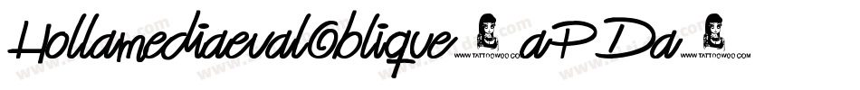 HollamediaevalOblique-aPDa字体转换
