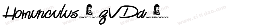 Homunculus-zVDa字体转换