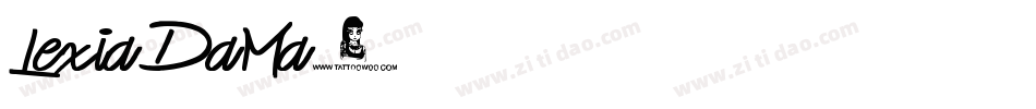 LexiaDaMa字体转换