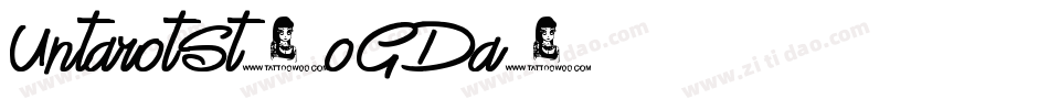 UntarotSt-oGDa字体转换