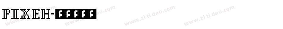 PIXEH字体转换