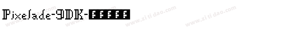 Pixelade-9DK字体转换
