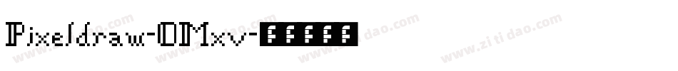 Pixeldraw-0Mxv字体转换