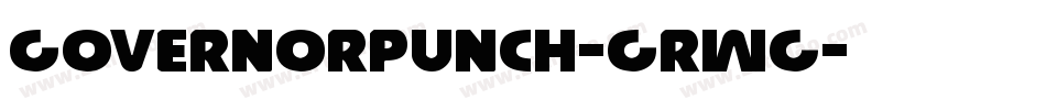 GovernorPunch-GRWg字体转换