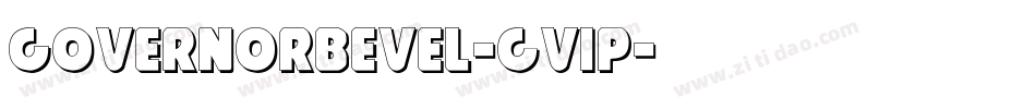 GovernorBevel-gV1p字体转换