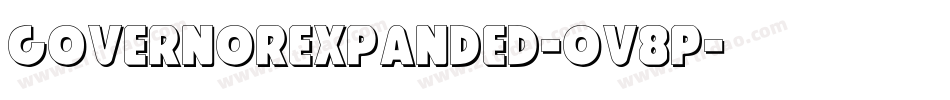GovernorExpanded-Ov8p字体转换