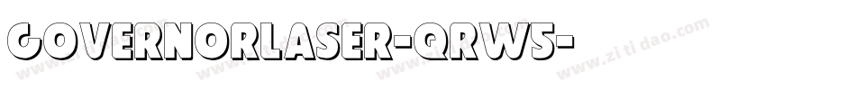 GovernorLaser-qrw5字体转换